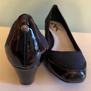 NWOT Black Patent Anne Klein Wedges